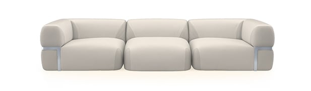 Модульный диван Чарли от фабрики Tanagra. 3D-модель