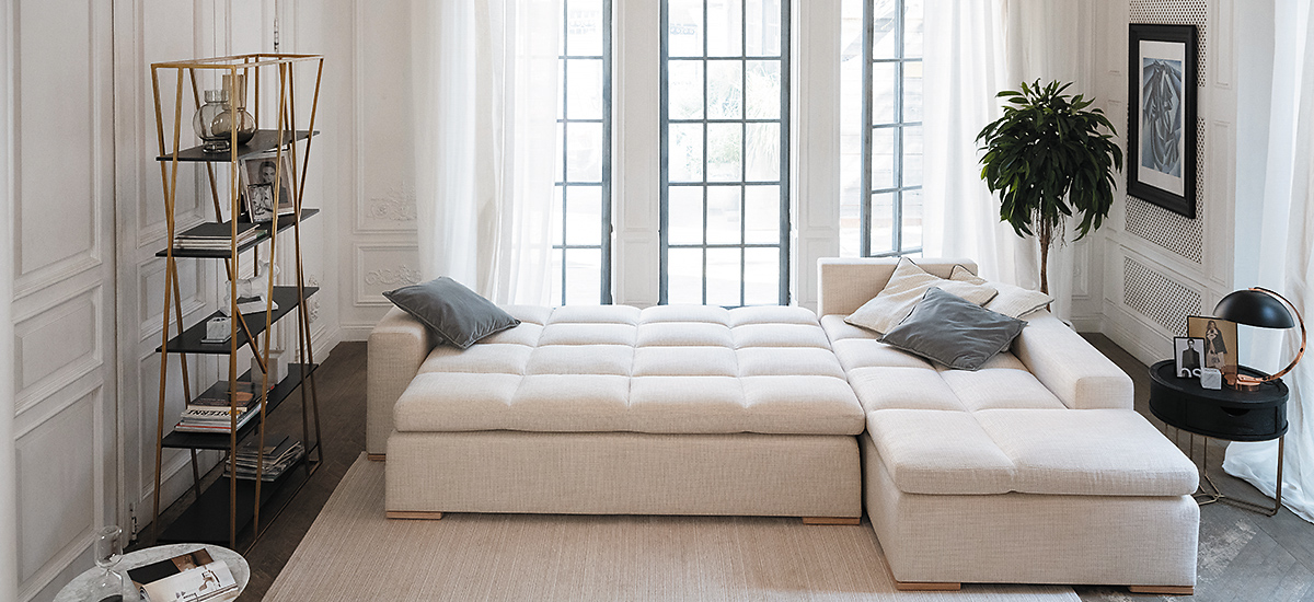 Модульный диван LEONARDO | Леонардо от Tanagra, с механизмом трансформации в удобную кровать